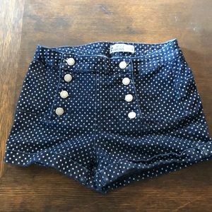 Vintage High Waisted Button Up Shorts